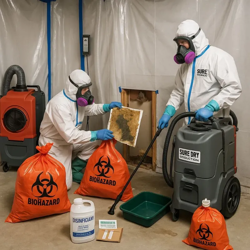 Contaminated Water Handling Protocols process in Ripley, OH